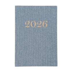 Agenda Diária 2026 Em Linho Personalizável