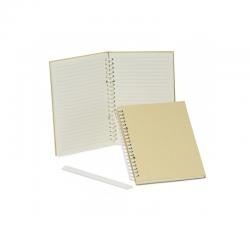 Bloco de Anotações A5 Capa Kraft com Pauta Personalizado