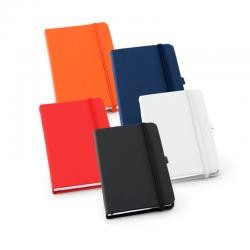 Bloco de Anotações Capa Dura Couro Sintético 12x17cm Sem Pauta Personalizado