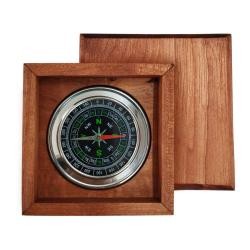 Bússola em Caixa de Madeira Personalizado