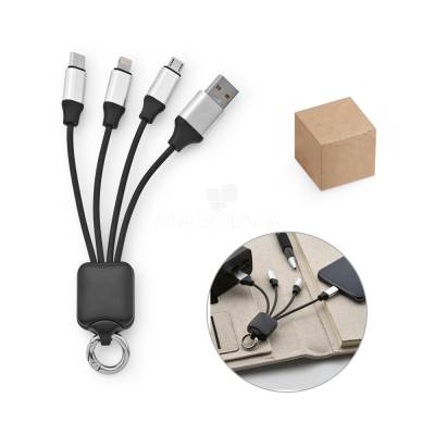 Cabo USB 4 em 1 Carregamento Rápido Personalizado