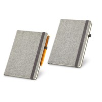 Caderno A5 Canvas Sintético 96 Folhas Marfim Personalizado