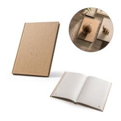 Caderno A5 Capa Dura Casca de Coco Personalizado