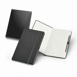 Caderno A5 Sem Pauta com Porta Caneta e Caneta Metal Personalizado