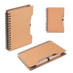 Caderno A6 Com Caneta e Sticky Notes Personalizado