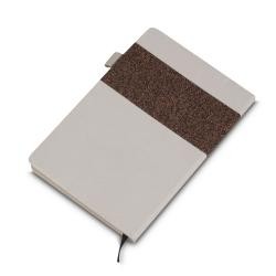 Caderno de Anotações com Capa de Fibra de Açúcar e RPET Personalizado