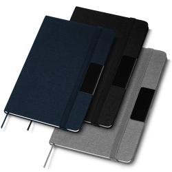 Caderno de Anotações Com Placa de Metal Pautado Personalizado