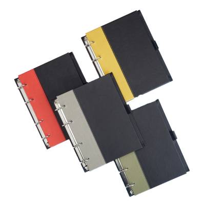 Caderno Fichário de Couro Sintético para Personalização