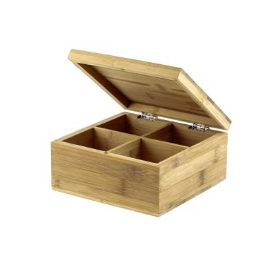 Caixa de Bambu para Sachês de Chá Personalizada