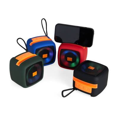 Caixa de Som Bluetooth TWS com Suporte para Celular Personalizada
