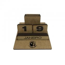 Calendário de Mesa Permanente em MDF Personalizado