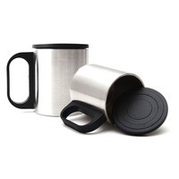 Caneca de Inox Com Tampa 180ml Personalizada