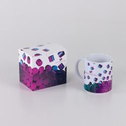 Caneca de Porcelana 325ml Com Embalagem Personalizada