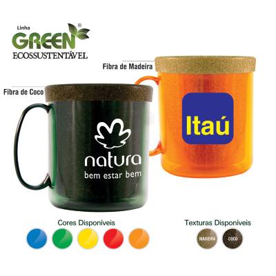 Caneca Ecológica 300ml Personalizada