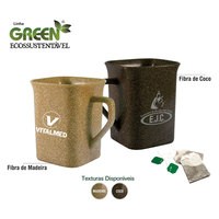 Caneca Ecológica Quadrada 250ml Personalizada