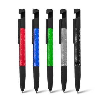 Caneta Metal com Ponteira Touch e Porta Celular Personalizado