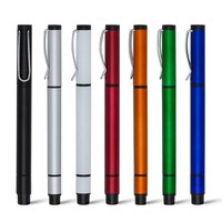 Caneta Plástica Esferográfica com Marca Texto Promocional