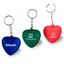Chaveiro Anti-Stress Coração Personalizado