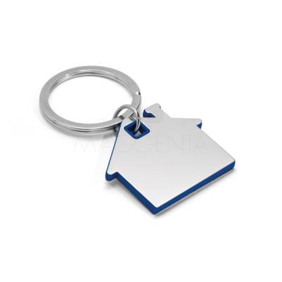 Chaveiro de Metal Formato Casa Personalizado