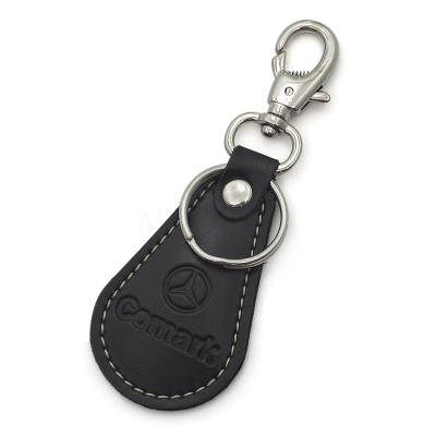 Chaveiro Mosquetão em Couro Sintético Personalizado