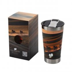 Copo Térmico Inox 500ml com Abridor Personalizado