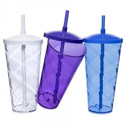 Copo Twister 1 Litro com Tampa e Canudo Personalizado