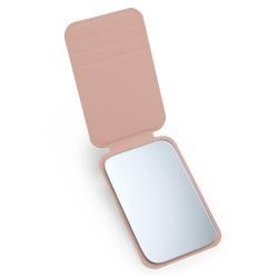 Espelho de Bolso Com Capa Em Couro Sintético Personalizado