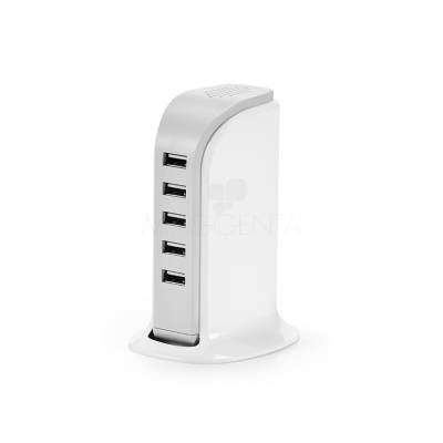 Estação de Carregamento USB 5 Portas Personalizada