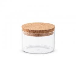 Frasco de Vidro com Tampa Cortiça Personalizado