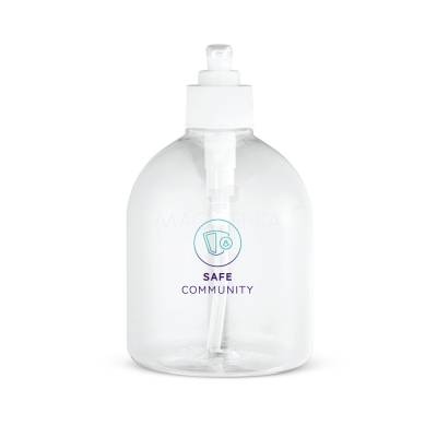 Frasco Plástico 500ml com Pump Personalizado