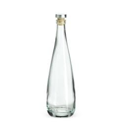 Garrafa de Vidro 550ml Com Tampa Rolha Personalizada