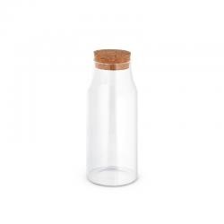 Garrafa de Vidro 800 Ml Com Tampa de Cortiça Personalizada