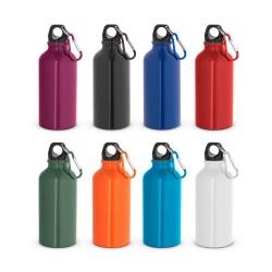Garrafa Esportiva de Alumínio 400ml Com Mosquetão Personalizada
