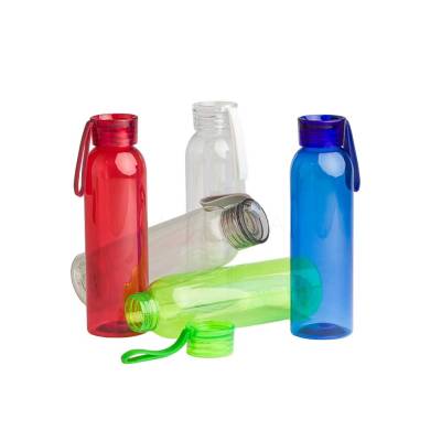 Garrafa Plástica 610ml com Alça de Silicone Personalizada