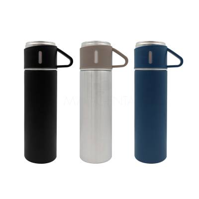 Garrafa Térmica 440ml com Xícara Acoplada Personalizada