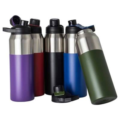 Garrafa Térmica Inox 1L com Tampa Magnética Personalizada