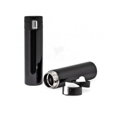 Garrafa Térmica Inox 400ml com Trava de Segurança Personalizada