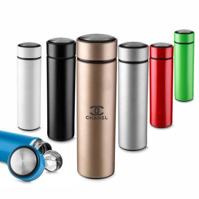 Garrafa Térmica Inox 450ml com Infusor Personalizada