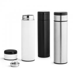 Garrafa Térmica Inox 450ml Com Termômetro Digital Personalizada