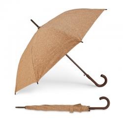 Guarda-Chuva de Cortiça com Cabo de Madeira Personalizado
