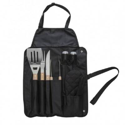 Kit Churrasco 8 Peças em Estojo de Nylon Personalizado