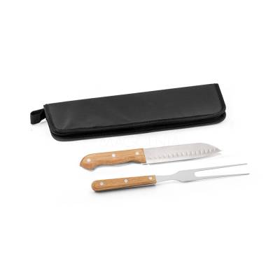 Kit Churrasco com Estojo e 2 Peças Personalizado