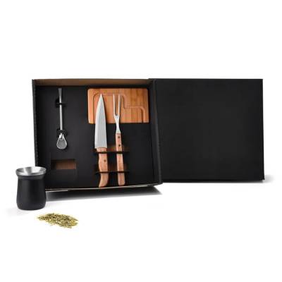 Kit Churrasco e Chimarrão 5 Peças Personalizado