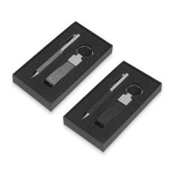 Kit Escritório com Caneta e Chaveiro Personalizado