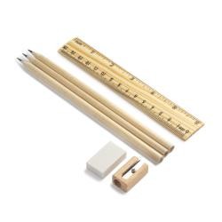 Kit Escritório em Bambu Personalizado