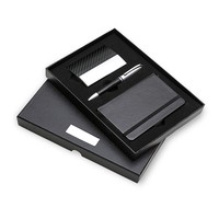Kit Escritório Executivo com Porta-cartões, Caneta e Caderneta Personalizado