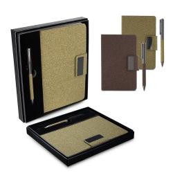 Kit Executivo A5 com Caneta Metal Personalizado