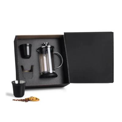 Kit para Café com Prensa Francesa e Copos Personalizado