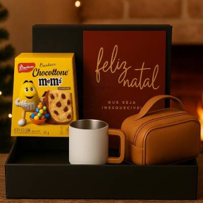 Kit Presente Corporativo com Caneca e Necessaire Personalizado