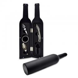 Kit Vinho 5 Peças Em Formato de Garrafa Personalizado